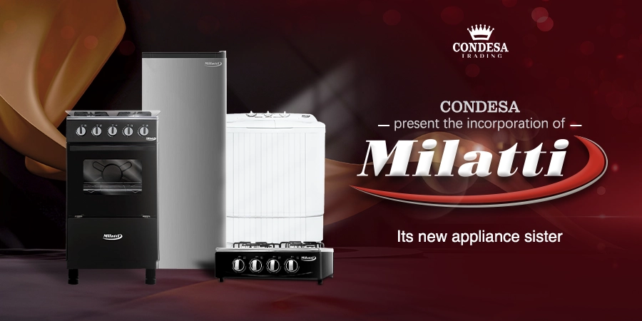 Condesa presents the incorporation of Milatti: it’s the new sister brand of household appliances